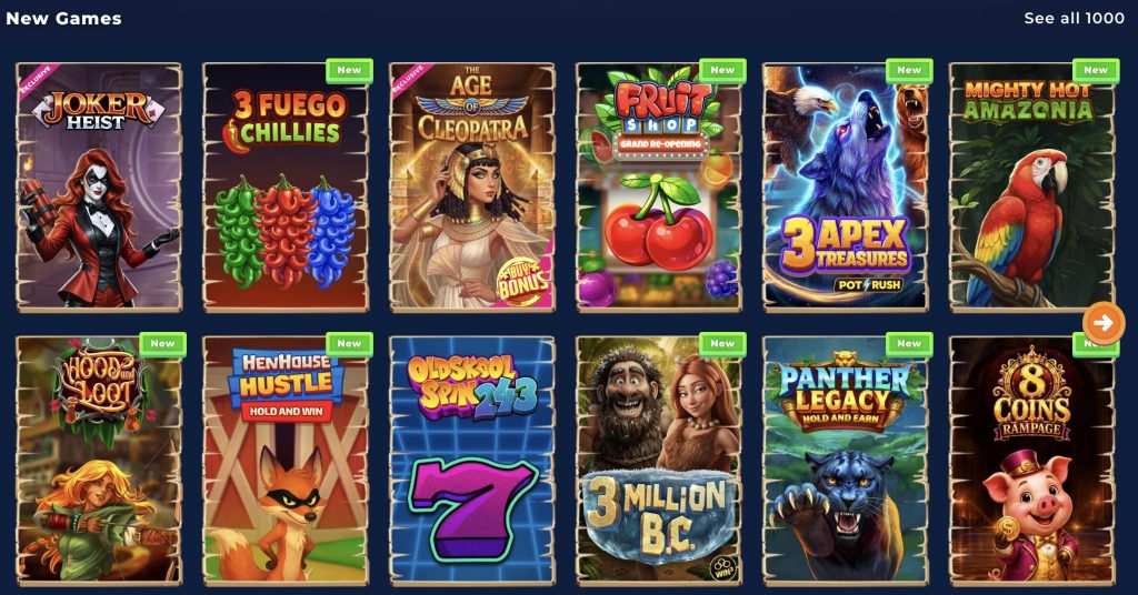 wazamba new games