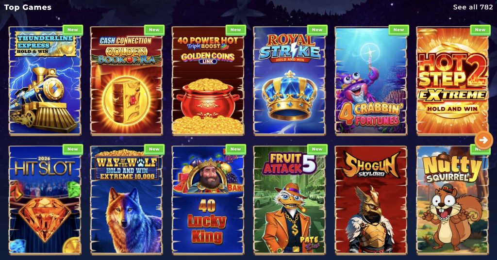 wazamba top games